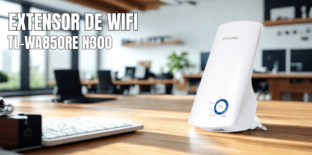 Extensor de señal TP-LINK TL-WA850RE N300